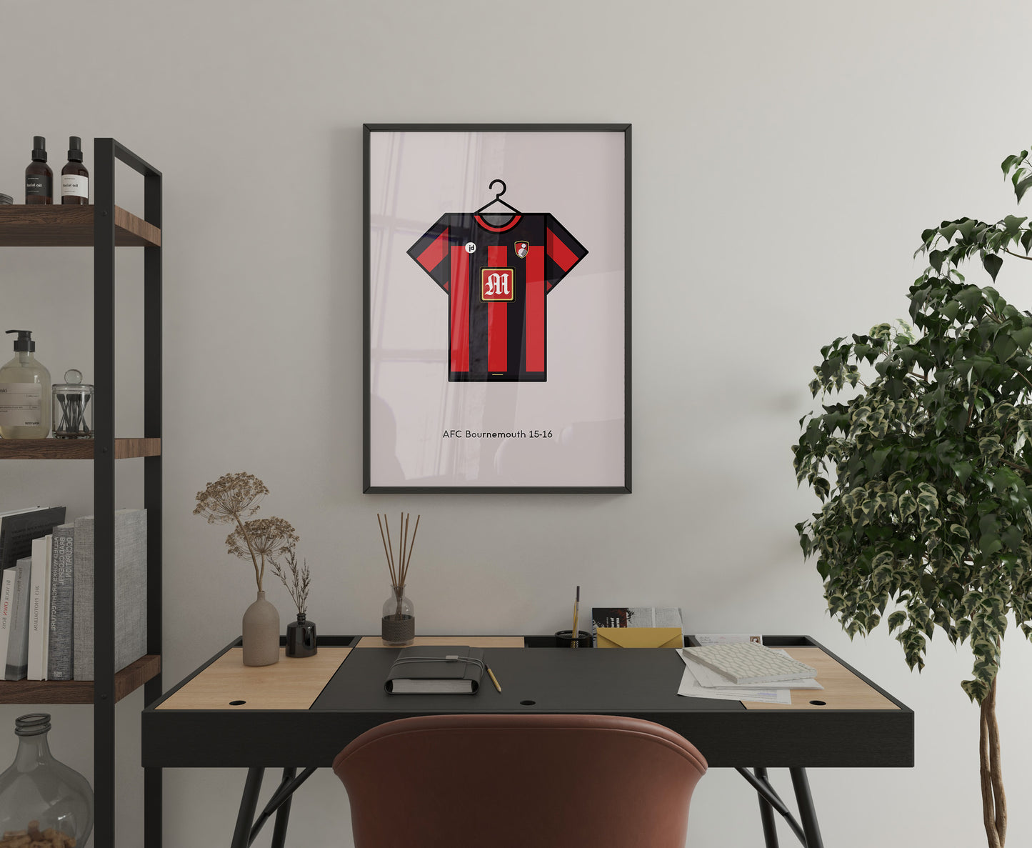 AFC Bournemouth 2015-16 Home Football Kit
