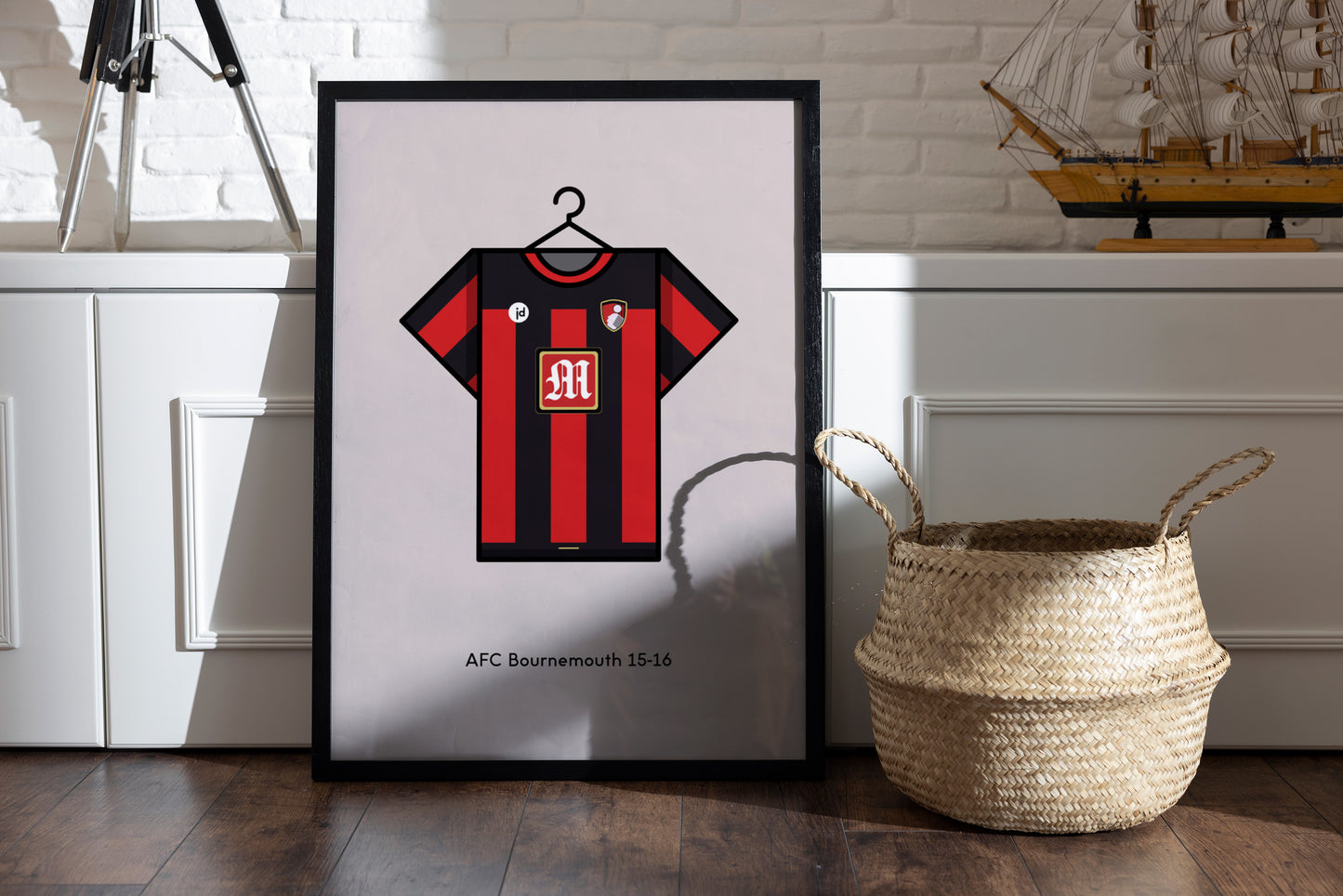 AFC Bournemouth 2015-16 Home Football Kit