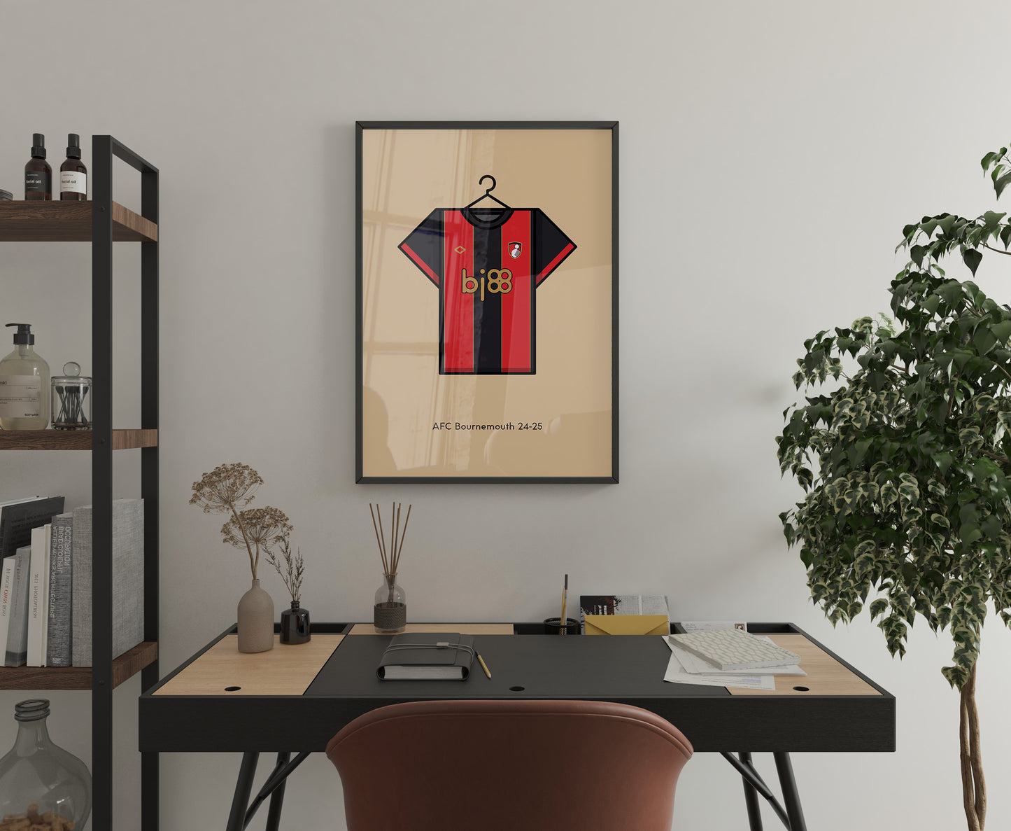AFC Bournemouth 2024-25 Home Football Kit
