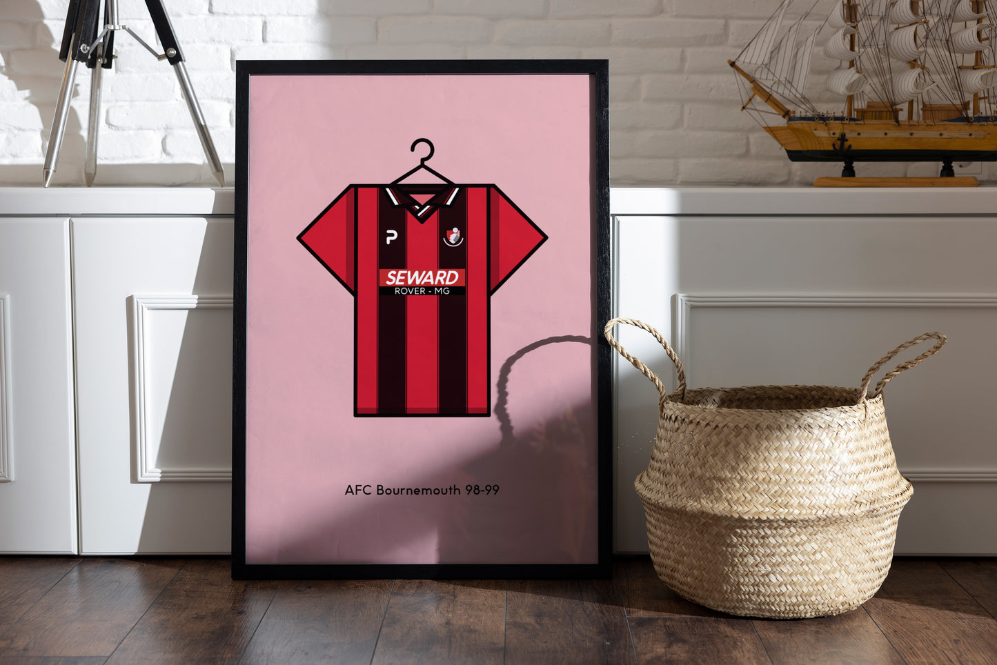 AFC Bournemouth 1998 - 99 Home Football Kit