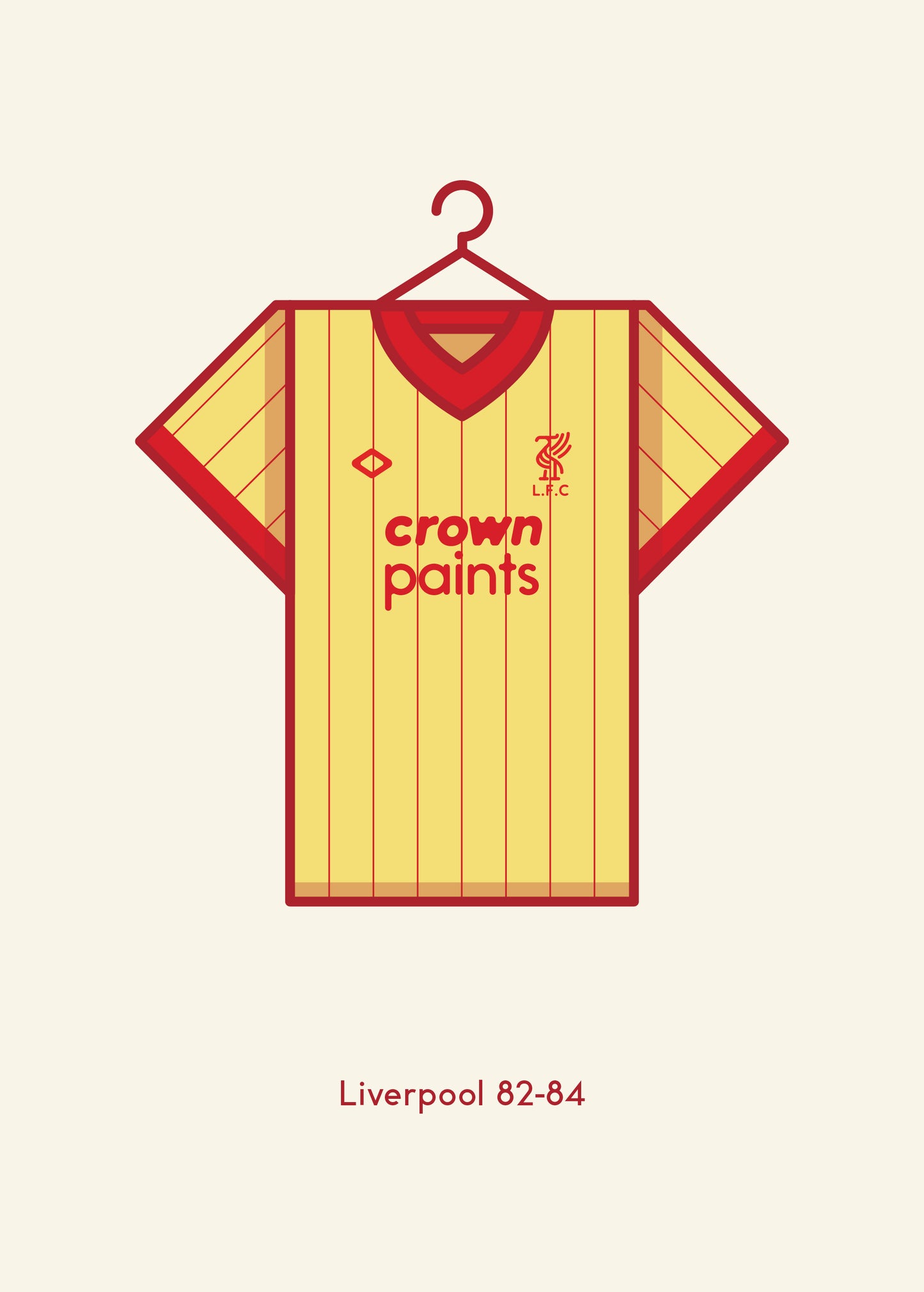 Liverpool 1982 - 84 Away Kit
