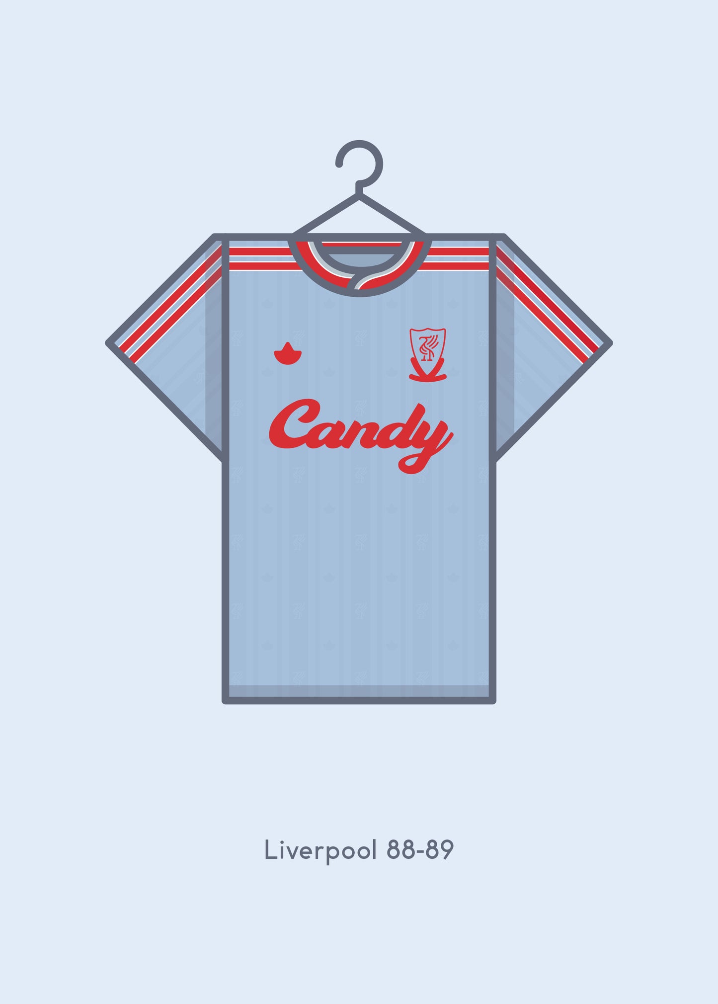 Liverpool 1988 - 89 Away Kit