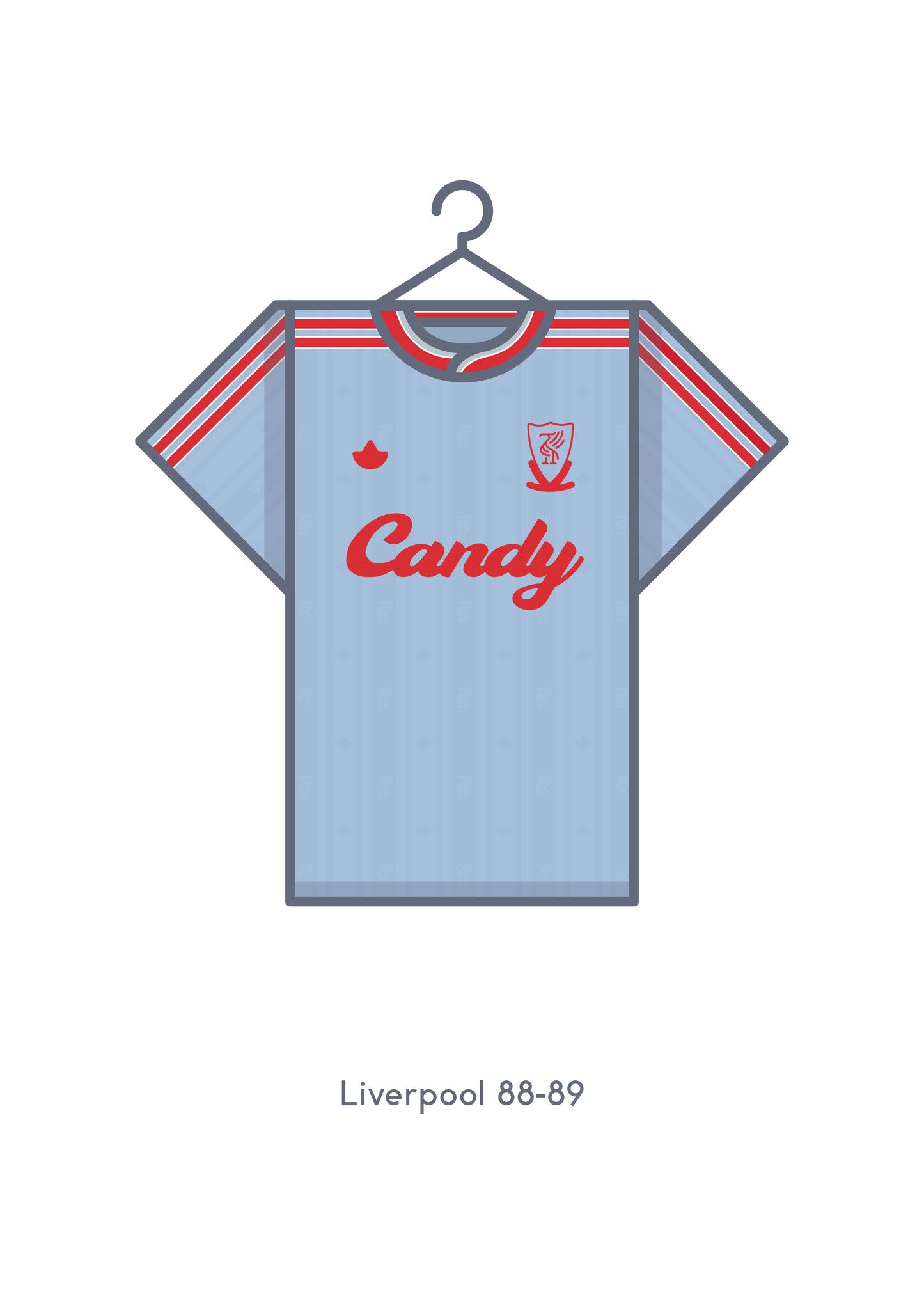 Liverpool 1988 - 89 Away Kit