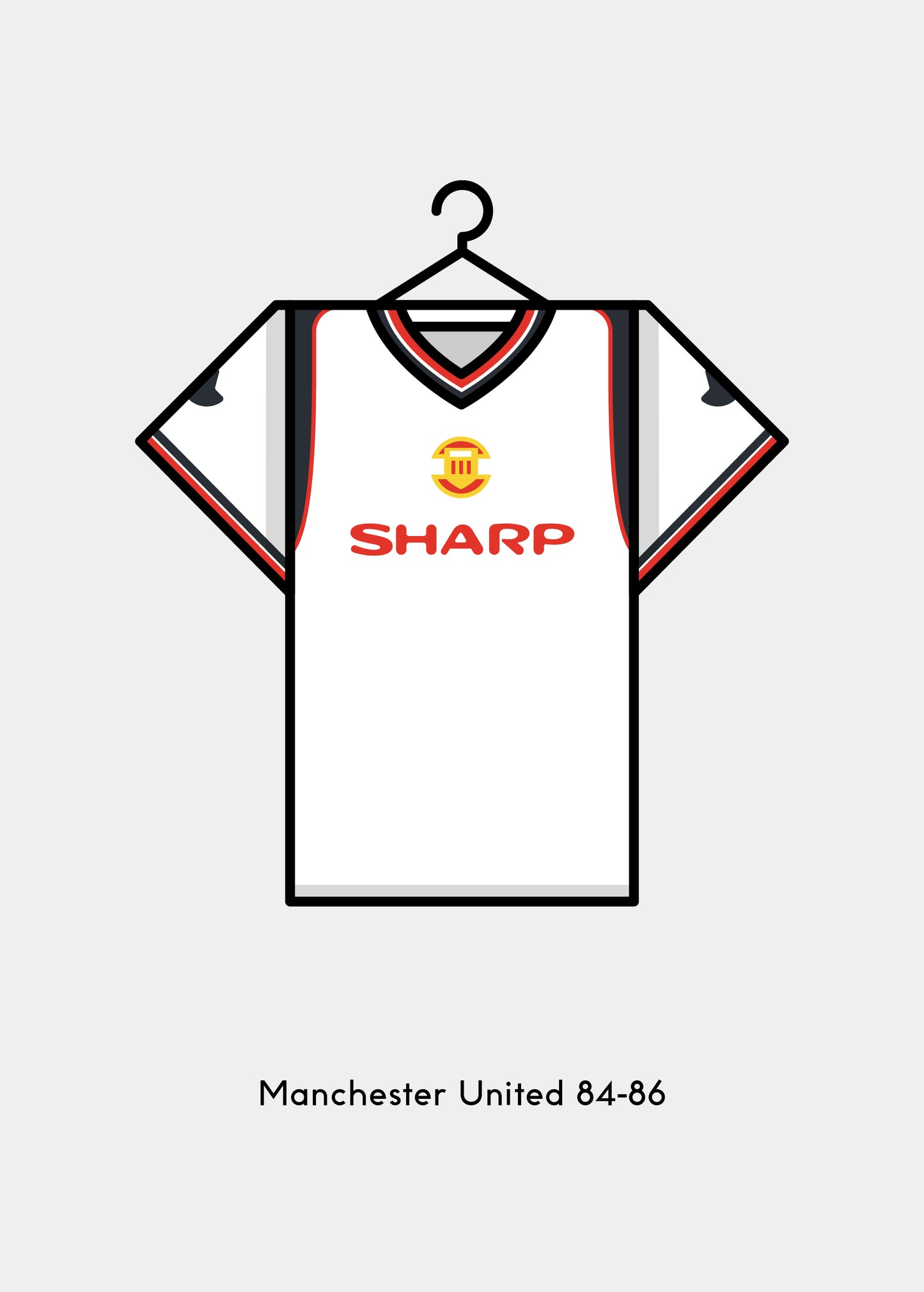 Manchester United 1984 - 86 Away Kit