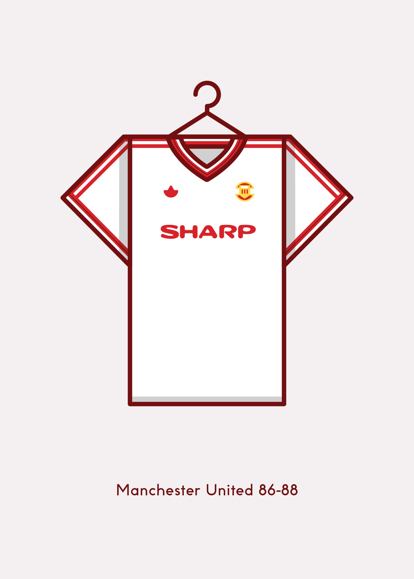 Manchester United 1986 - 88 Away Kit