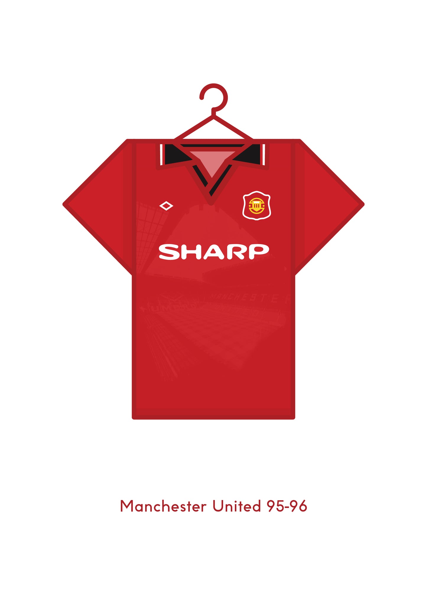Manchester United 1995-96 Home Kit