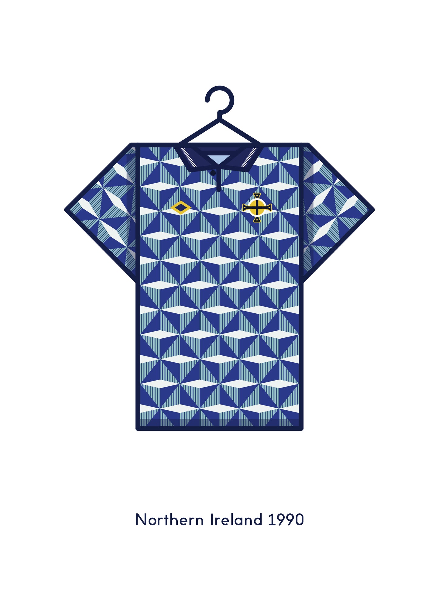 Northern Ireland 1990 Away International Kit