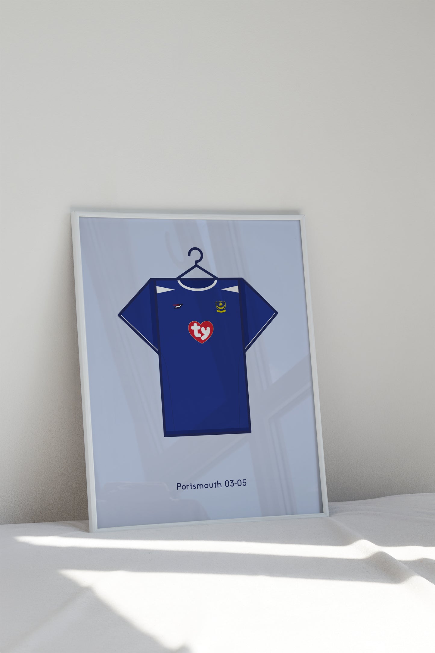 Portsmouth 2003-05 Home Football Kit
