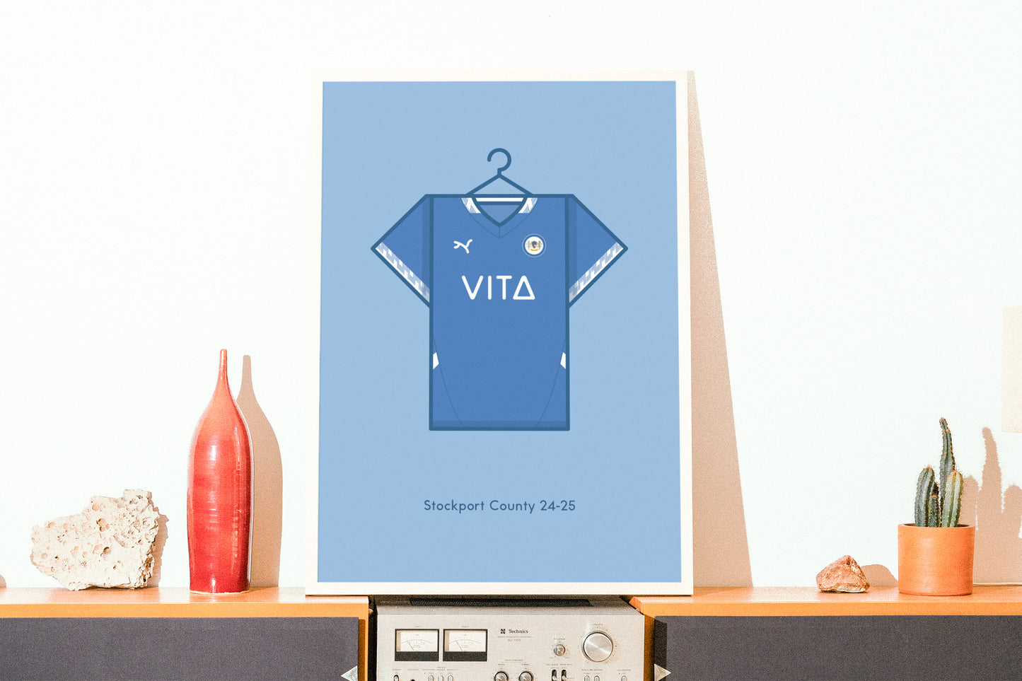 Stockport County 2024- 25 Home Kit