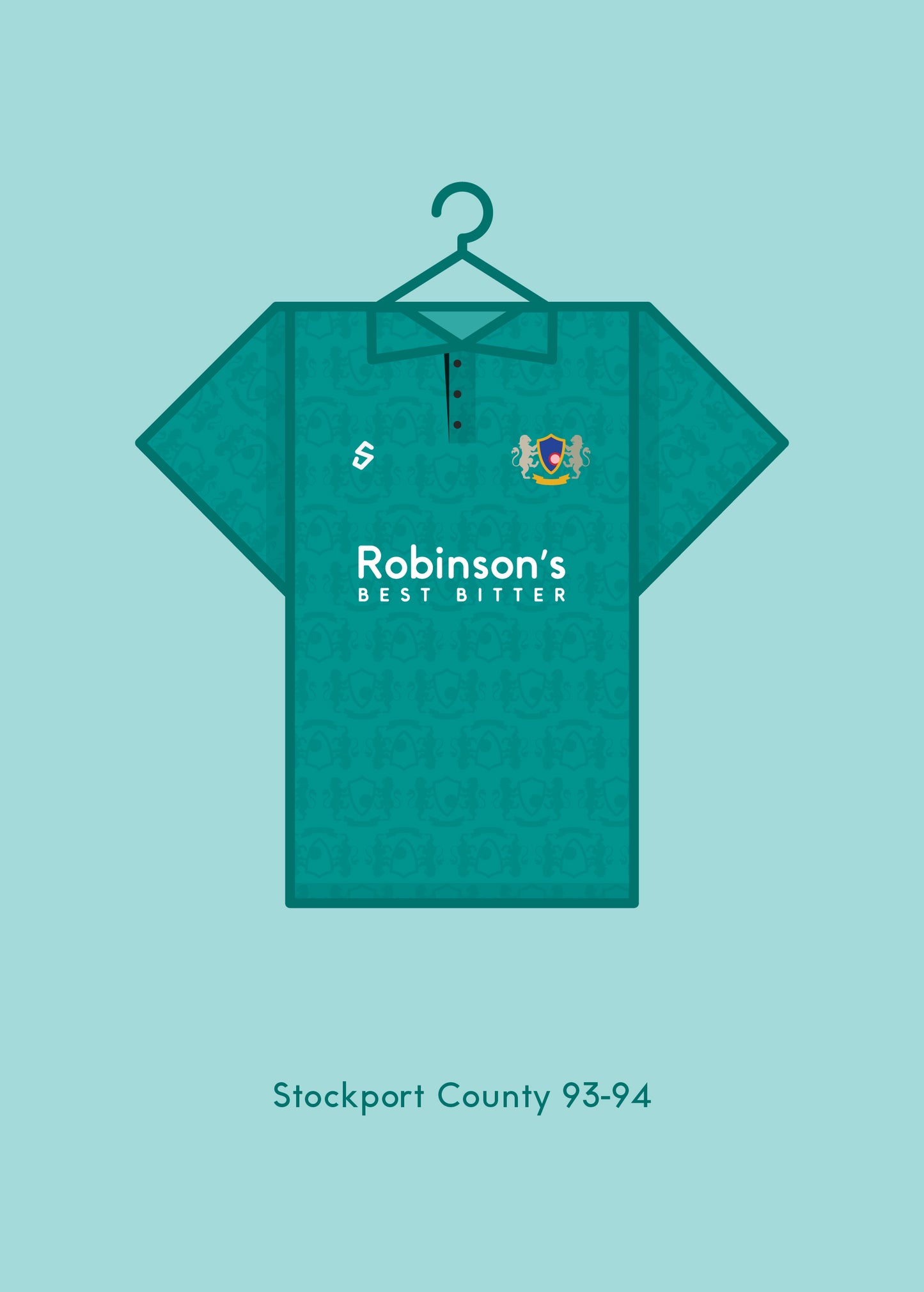 Stockport County 1993 - 94 Away Kit