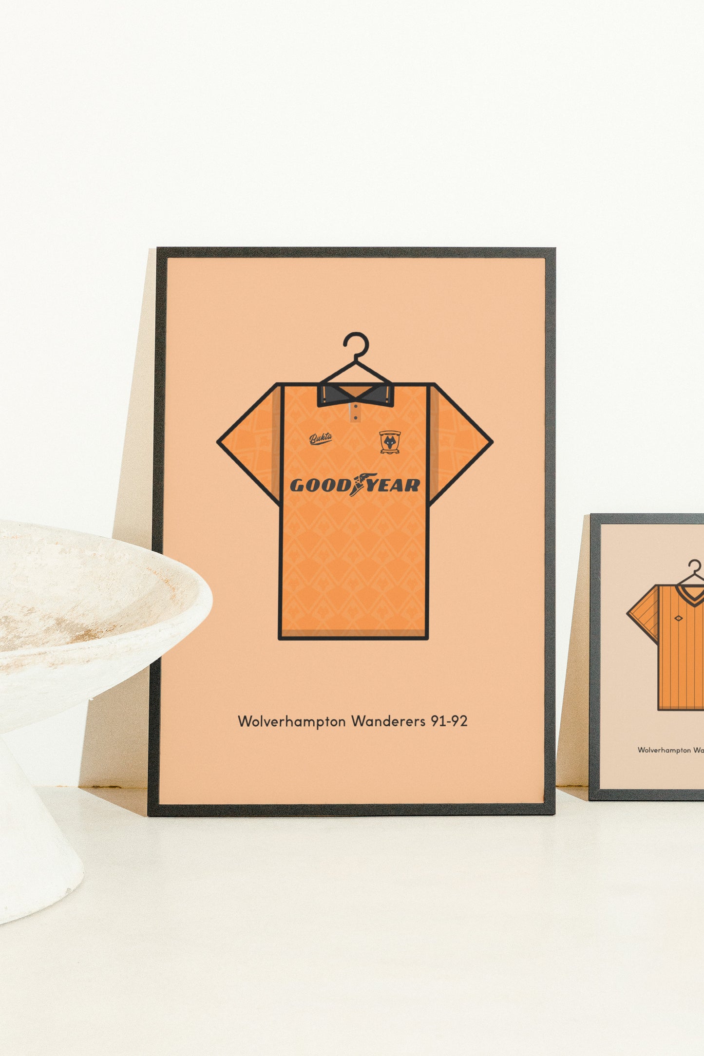 Wolverhampton Wanderers 1991-92 Home Football Kit