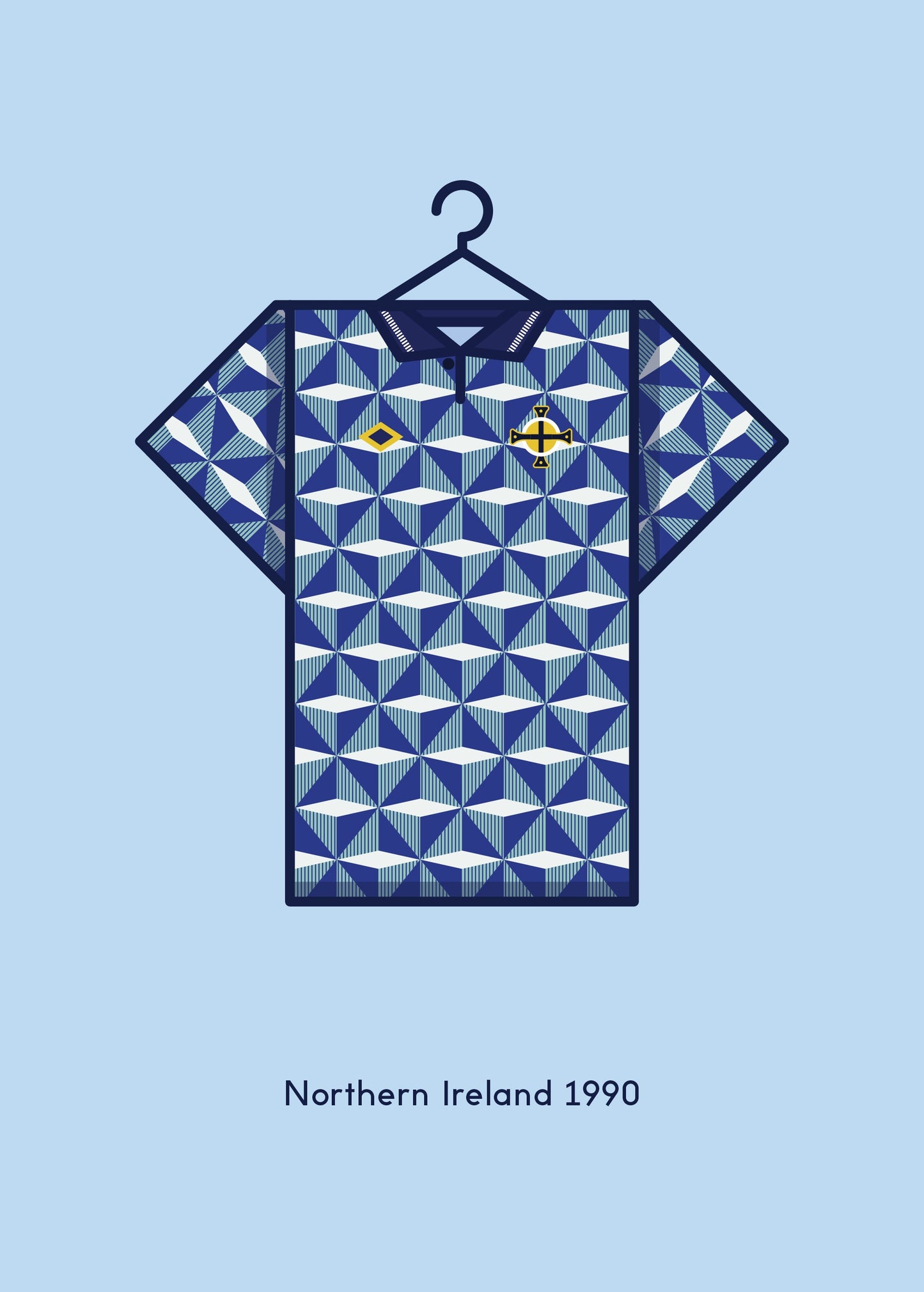 Northern Ireland 1990 Away International Kit