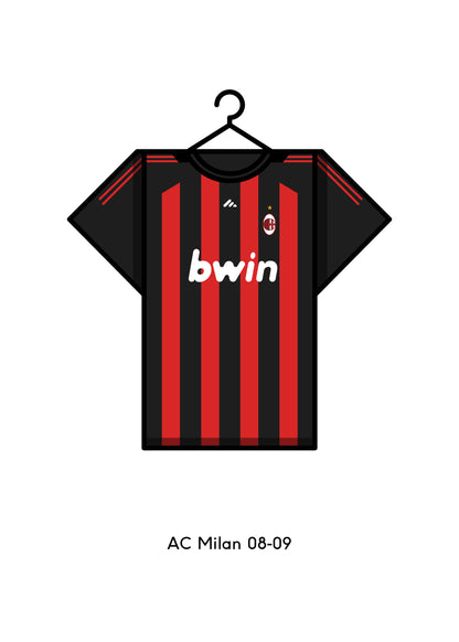 AC Milan 2008-09 Home Football Kit