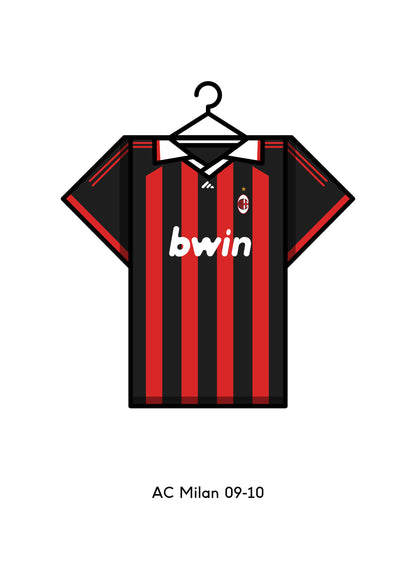 AC Milan Home 2009-10 Home Football Kit