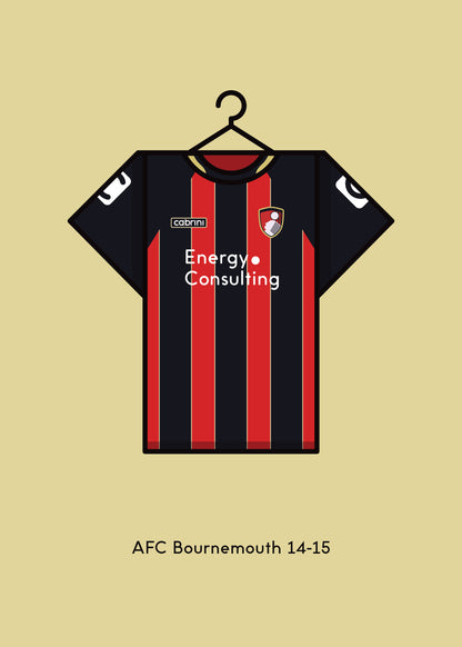 AFC Bournemouth 2014-15 Home Football Kit
