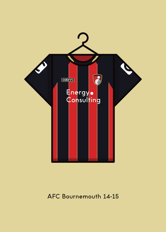 AFC Bournemouth 2014-15 Home Football Kit