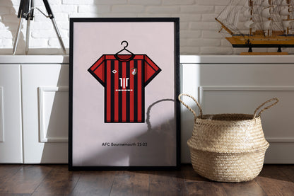 AFC Bournemouth 2021-22 Home Football Kit
