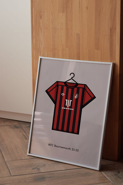 AFC Bournemouth 2021-22 Home Football Kit