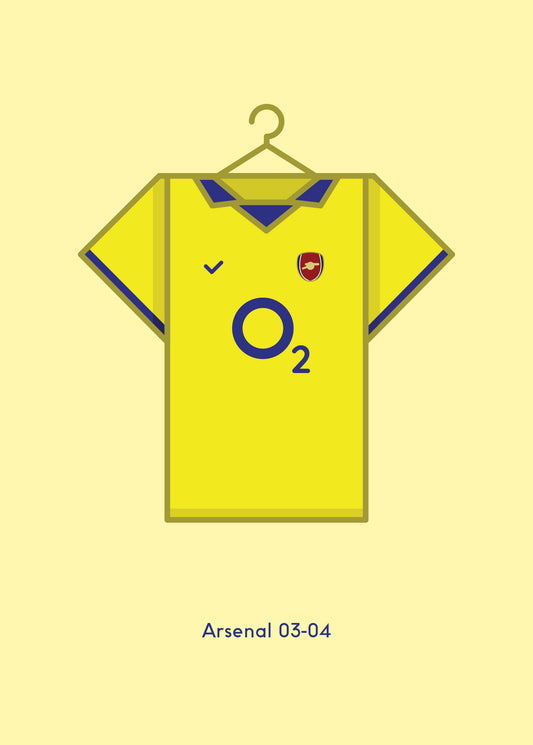 Arsenal 2003-04 Away Football Kit