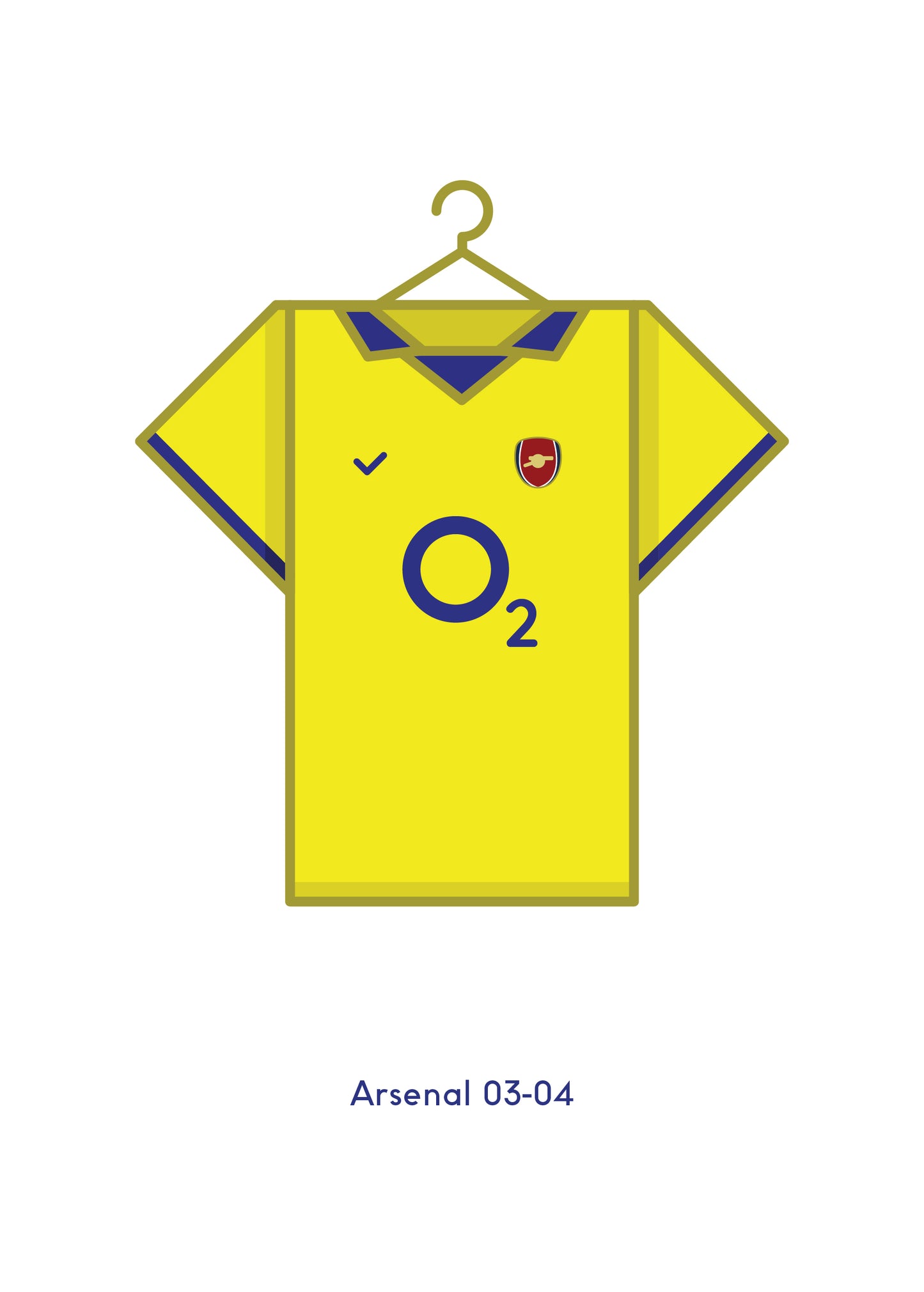 Arsenal 2003-04 Away Football Kit