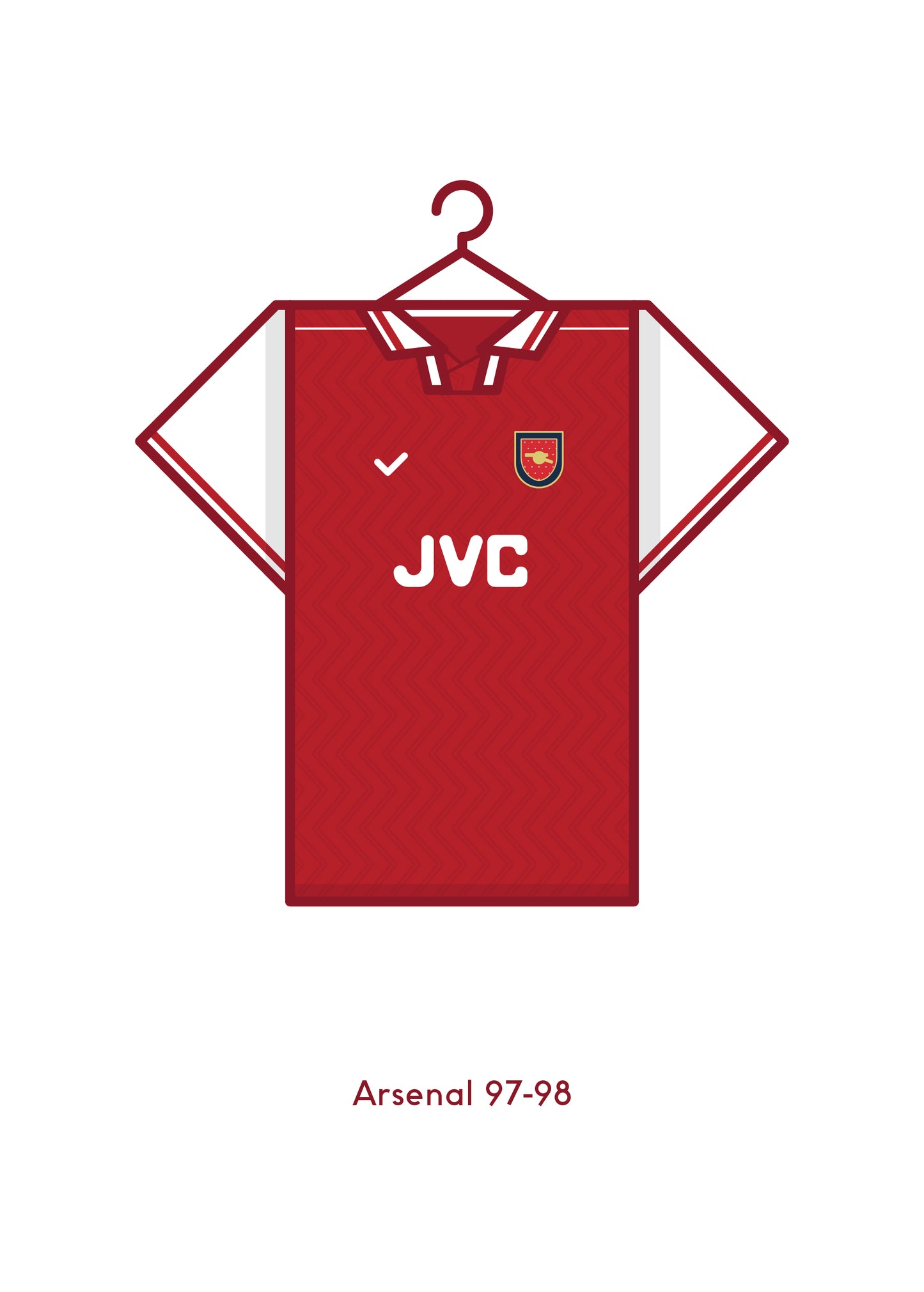 Arsenal 1997-98 Home Kit
