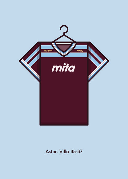 Aston Villa 1985-87 Home Kit