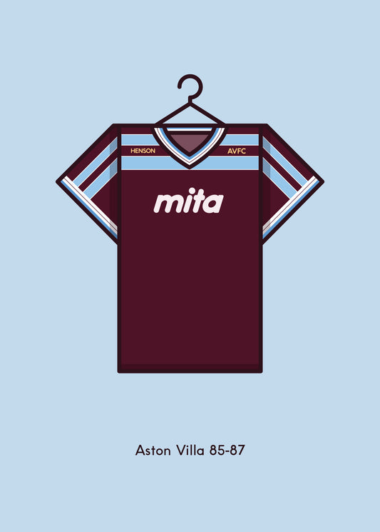 Aston Villa 1985-87 Home Kit