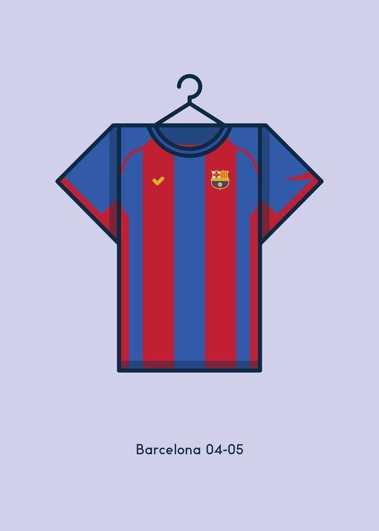 Barcelona 2004-05 Home Kit