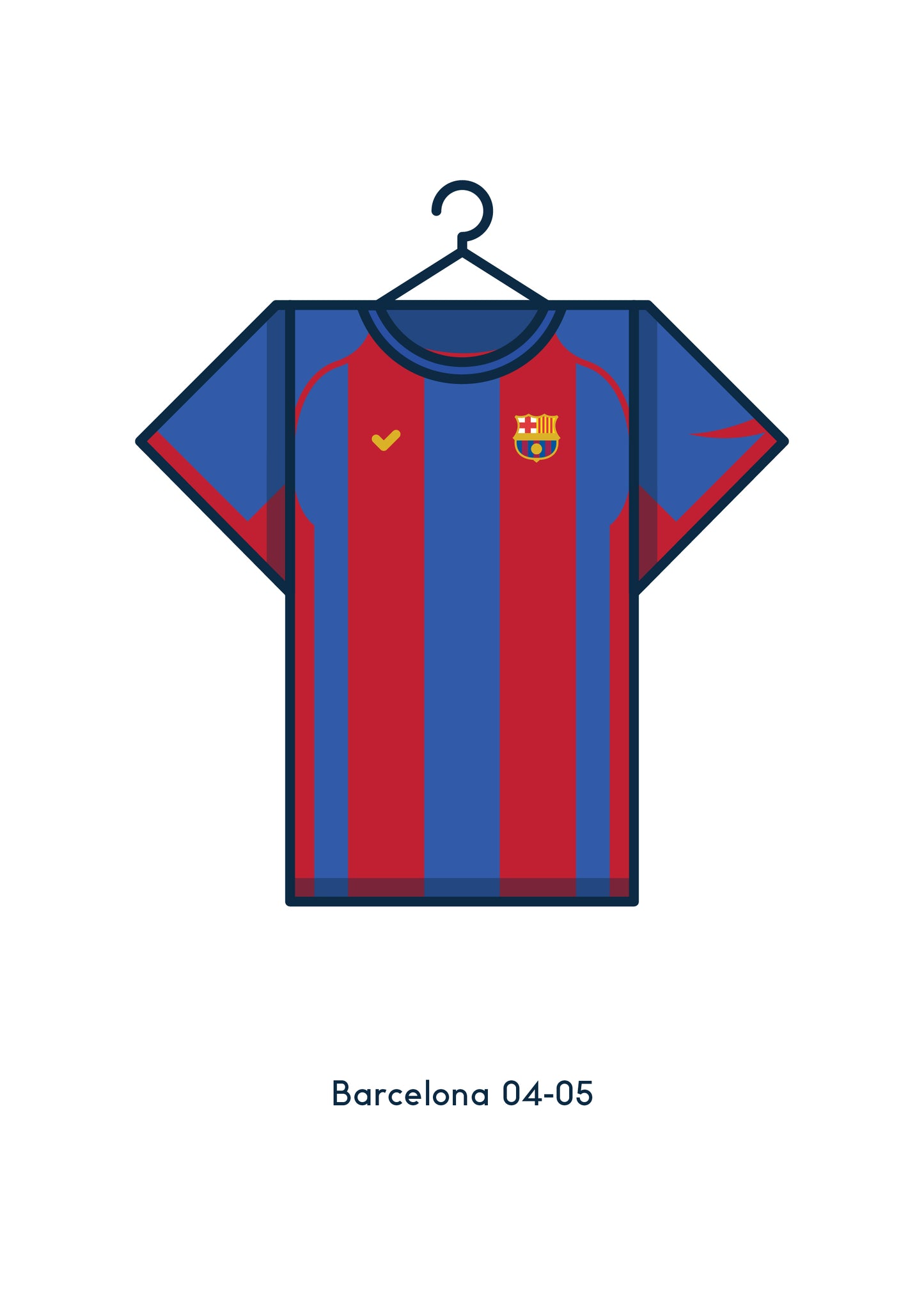 Barcelona 2004-05 Home Kit