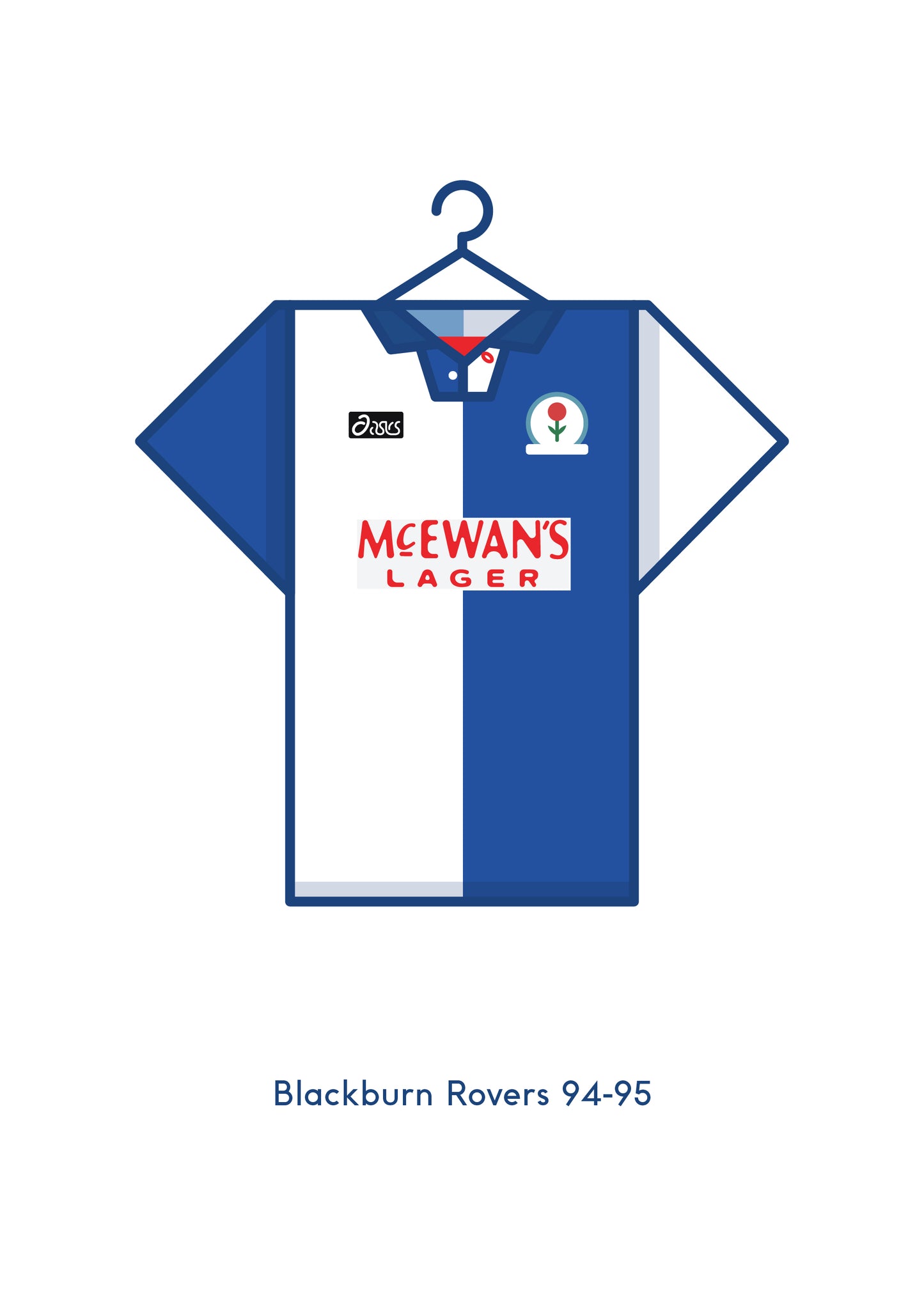 Blackburn Rovers 1994-95 Home Kit