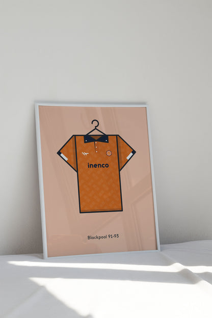 Blackpool 1991 - 93 Home Kit