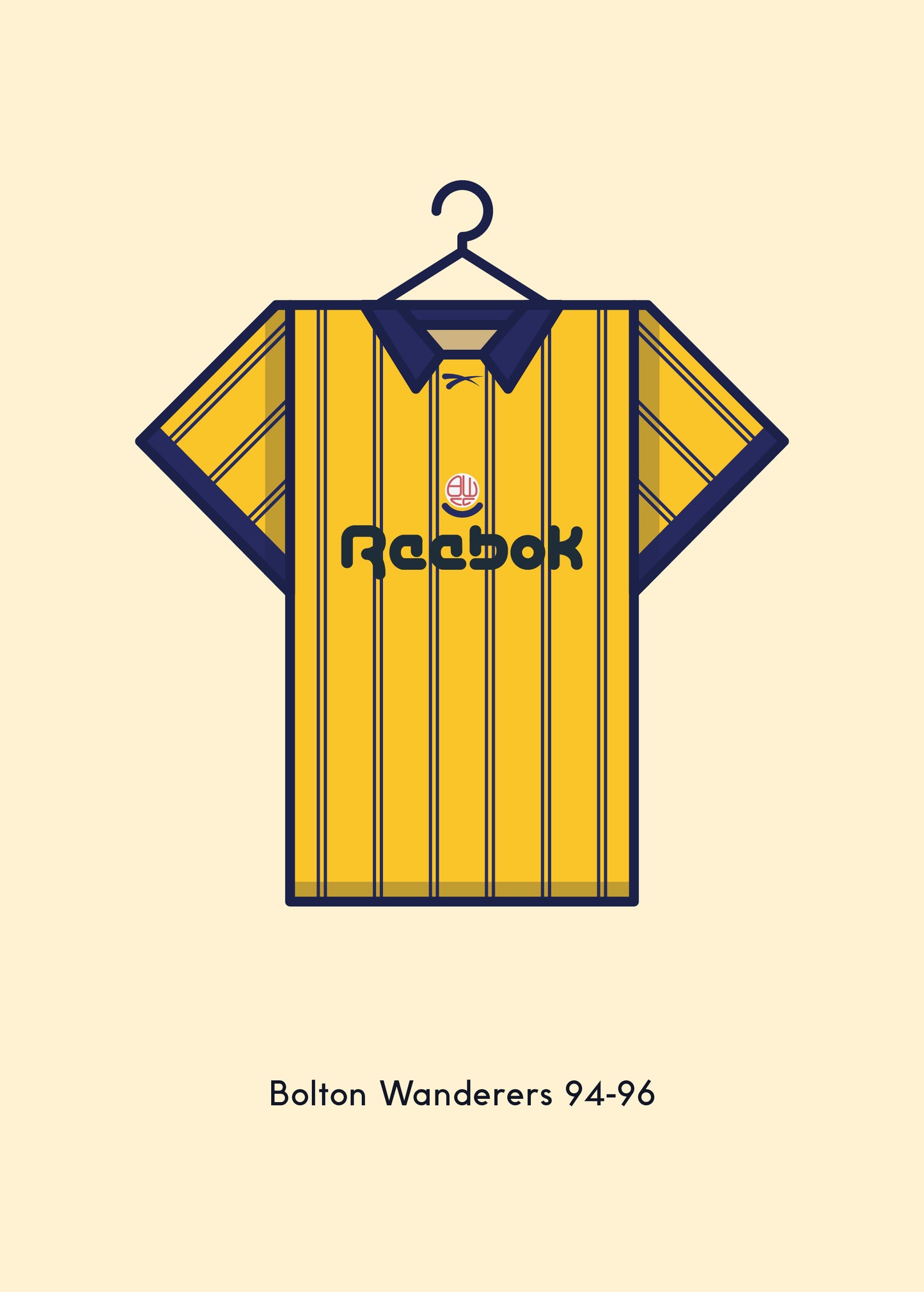 Bolton Wanderers 1994 - 96 Home Kit