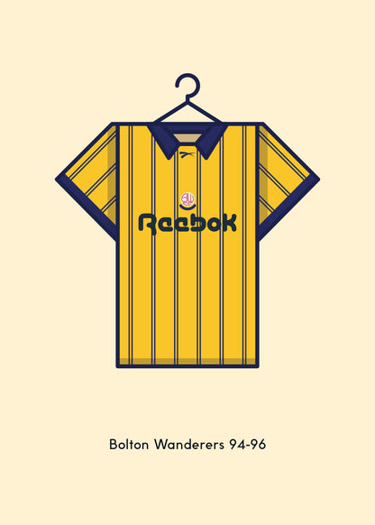 Bolton Wanderers 1994 - 96 Home Kit