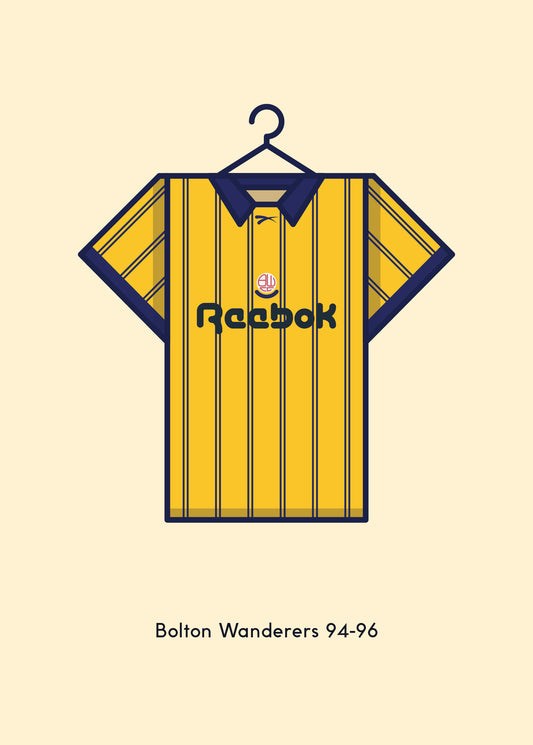 Bolton Wanderers 1994 - 96 Home Kit