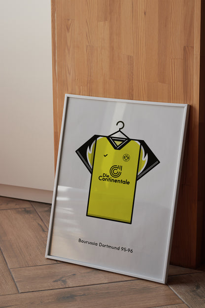 Borussia Dortmund 1995-96 Home Football Kit