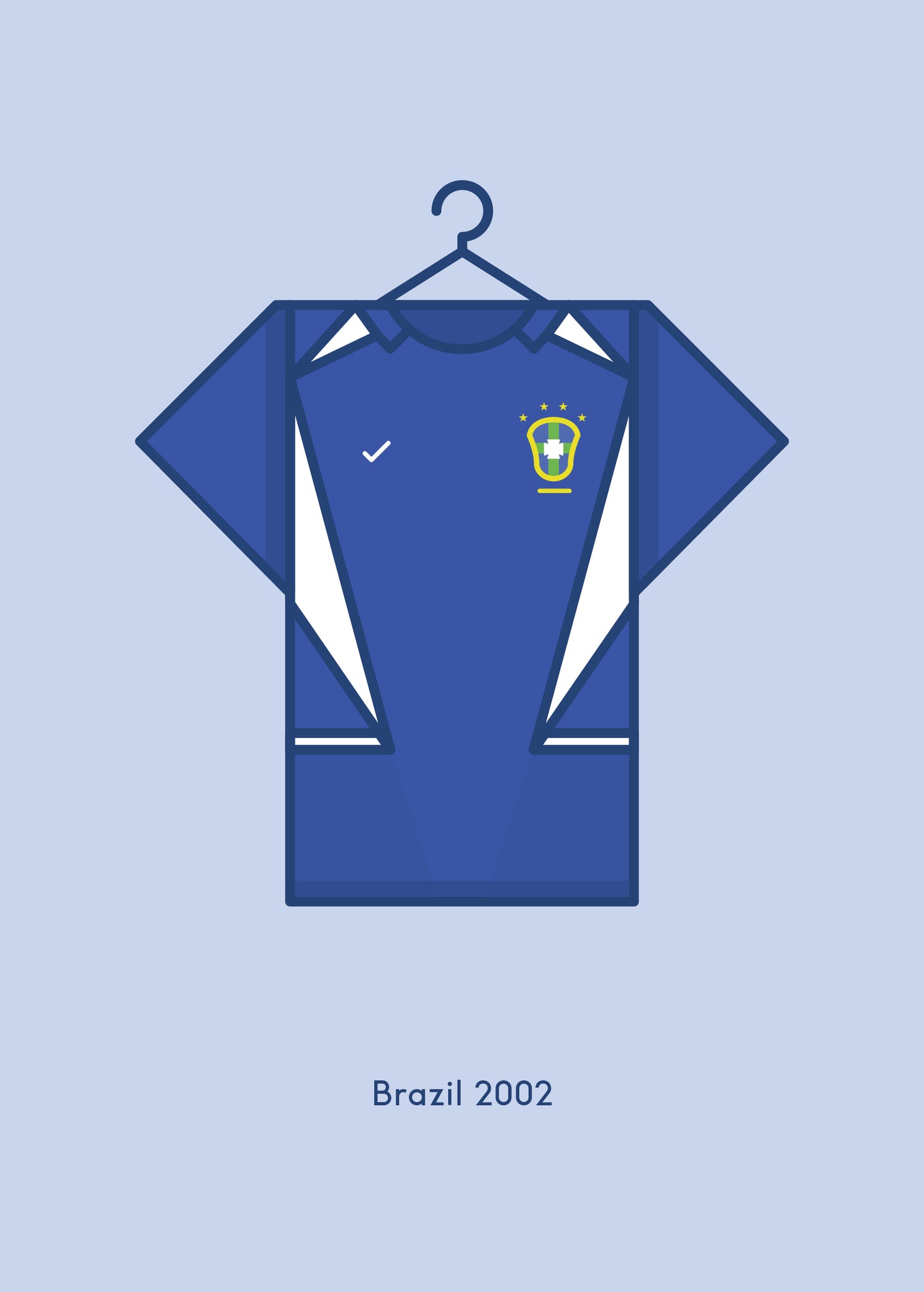 Brazil 2002 Away International Kit