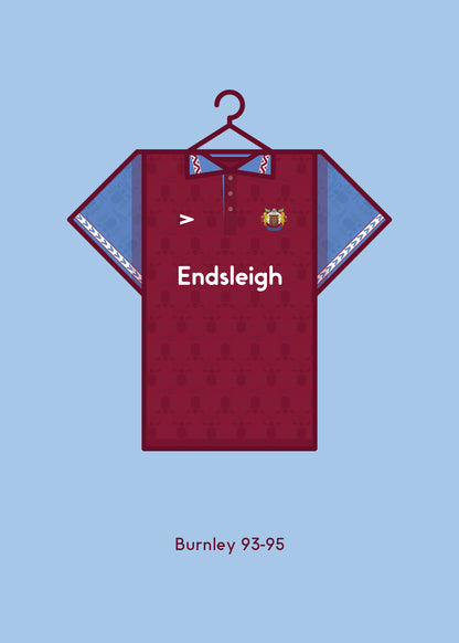 Burnley 1993-95 Home Kit