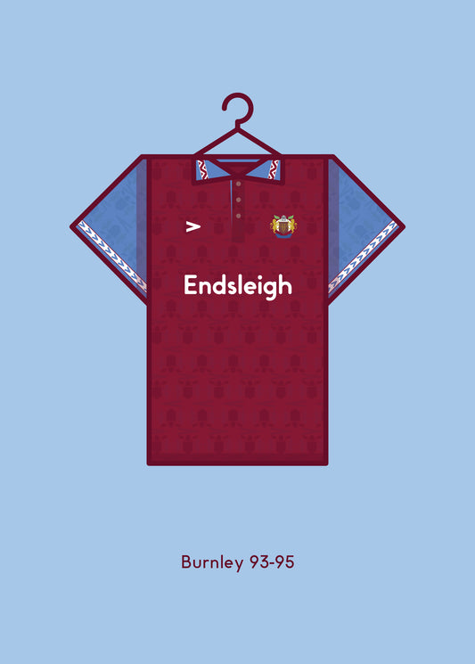 Burnley 1993-95 Home Kit