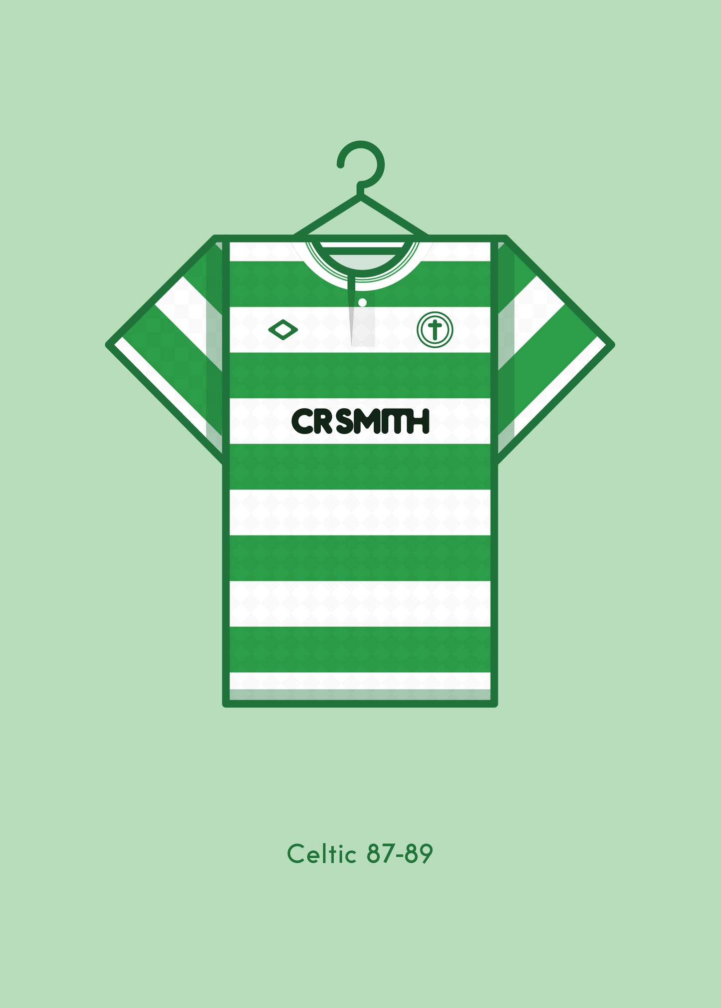 Celtic 1987-89 Home Football Kit