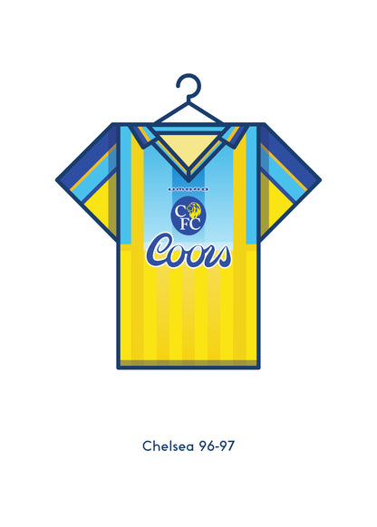 Chelsea 1996-97 Away Football Kit