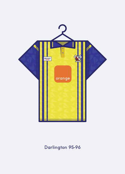 Darlington 1995 - 96 Away Kit