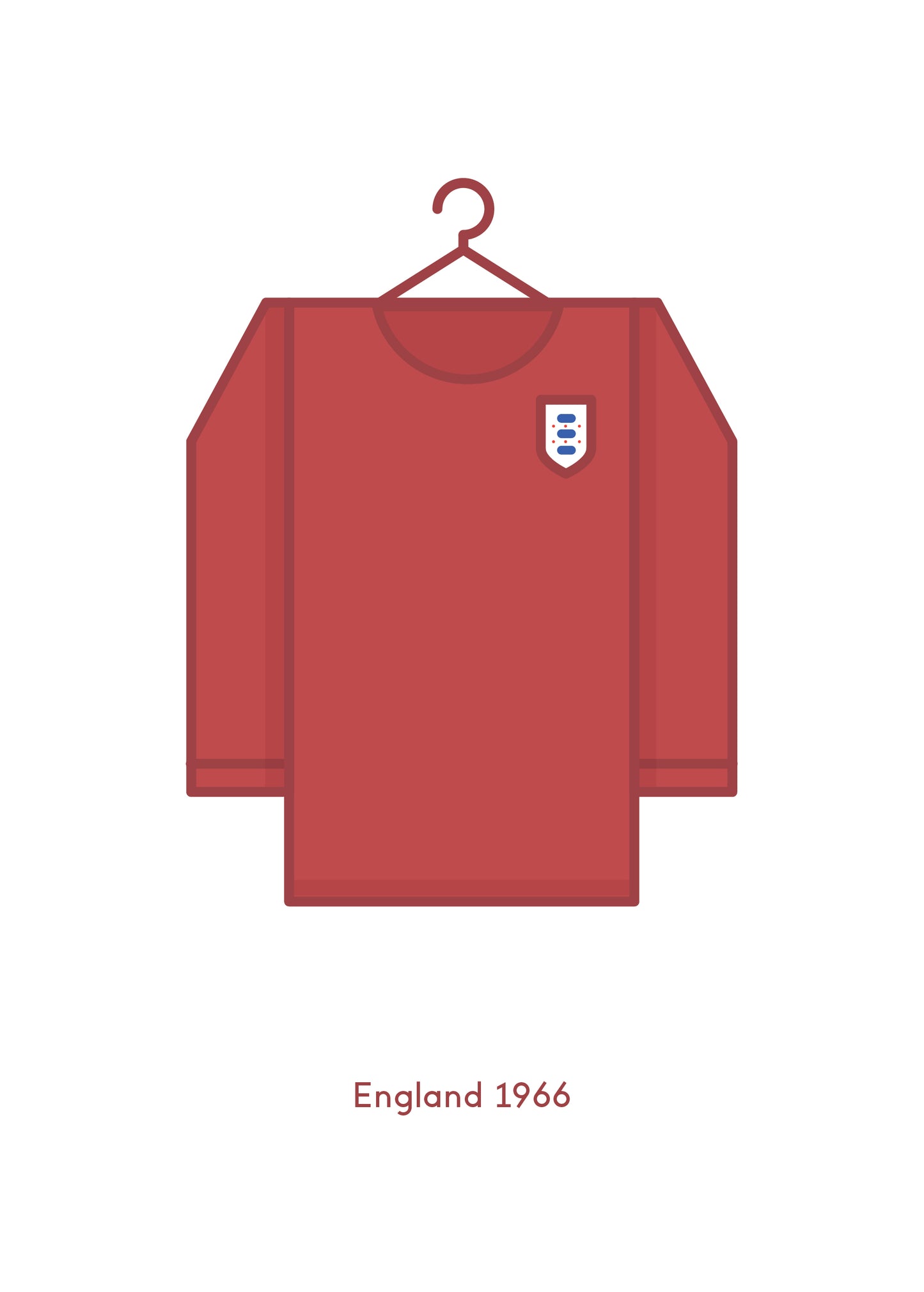 England 1966 World Cup Away International Kit