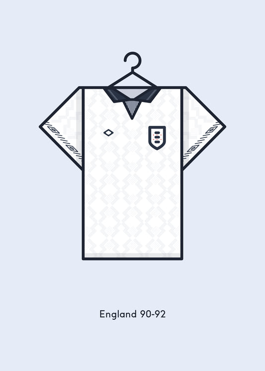 England 1990-92 International Home Kit