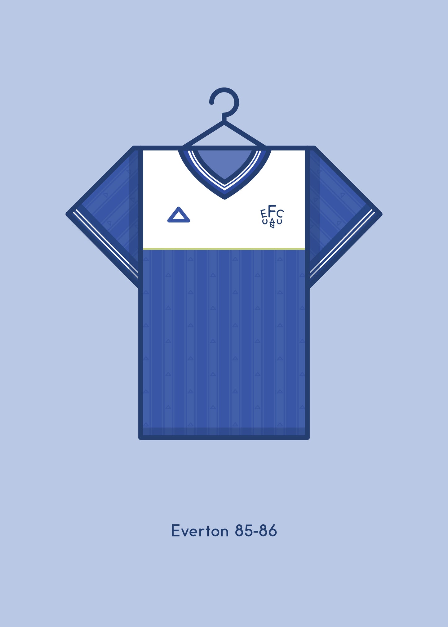 Everton 1985-86 Home Kit