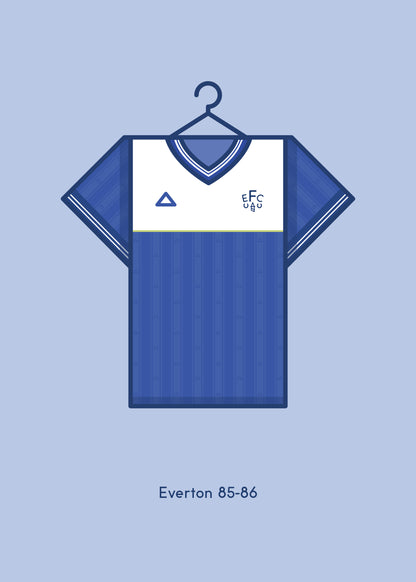 Everton 1985-86 Home Kit