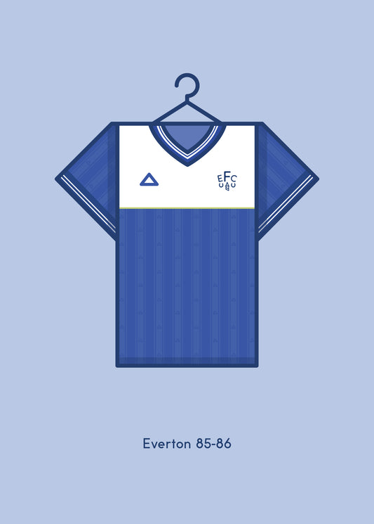 Everton 1985-86 Home Kit