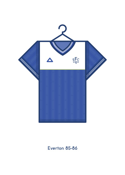 Everton 1985-86 Home Kit