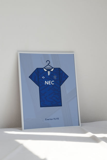 Everton 1991-93 Home Kit