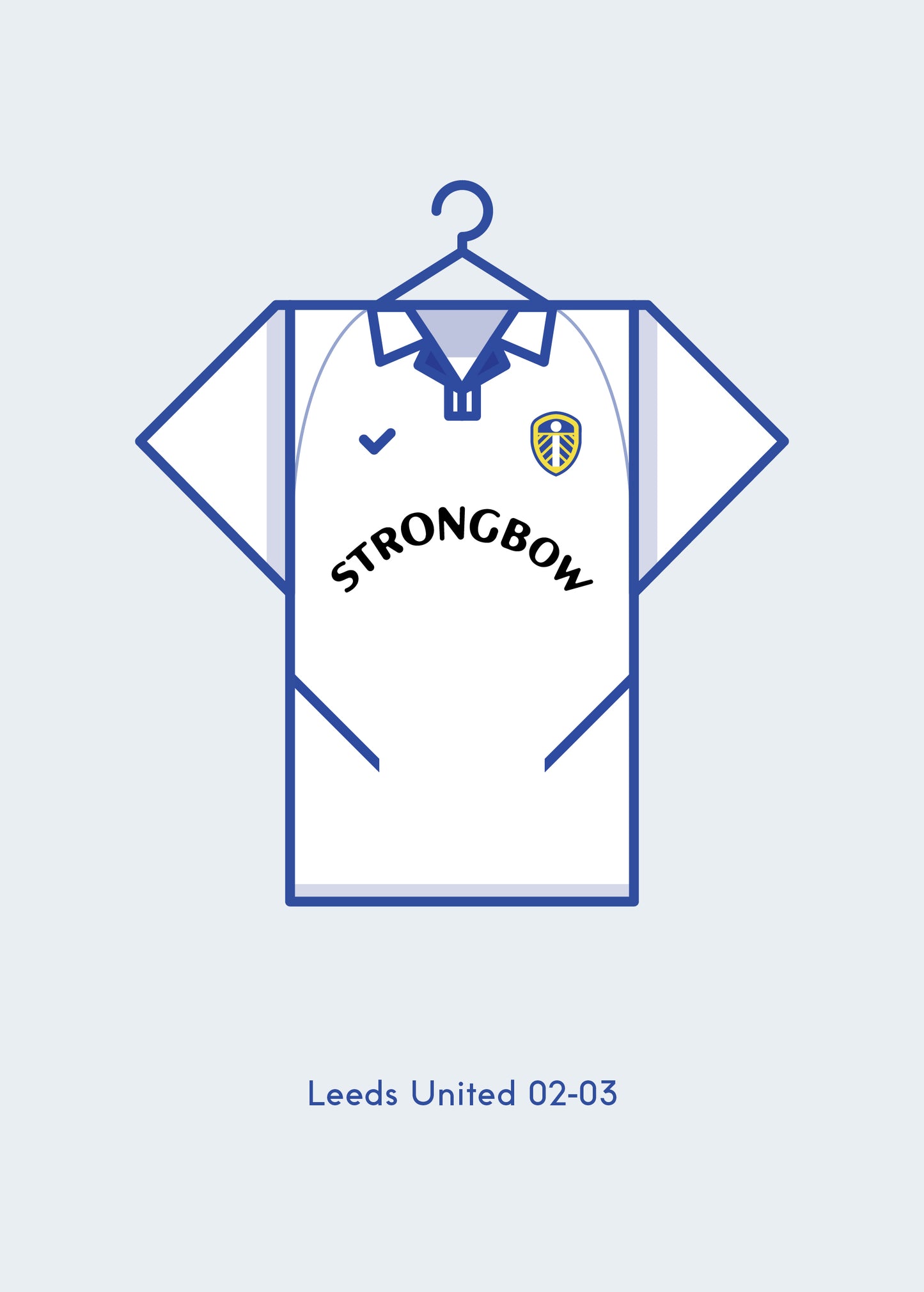 Leeds United 2002 - 03 Home Kit