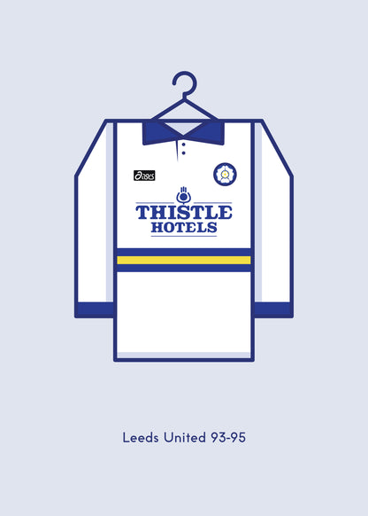 Leeds United 1993 - 95 Home Kit